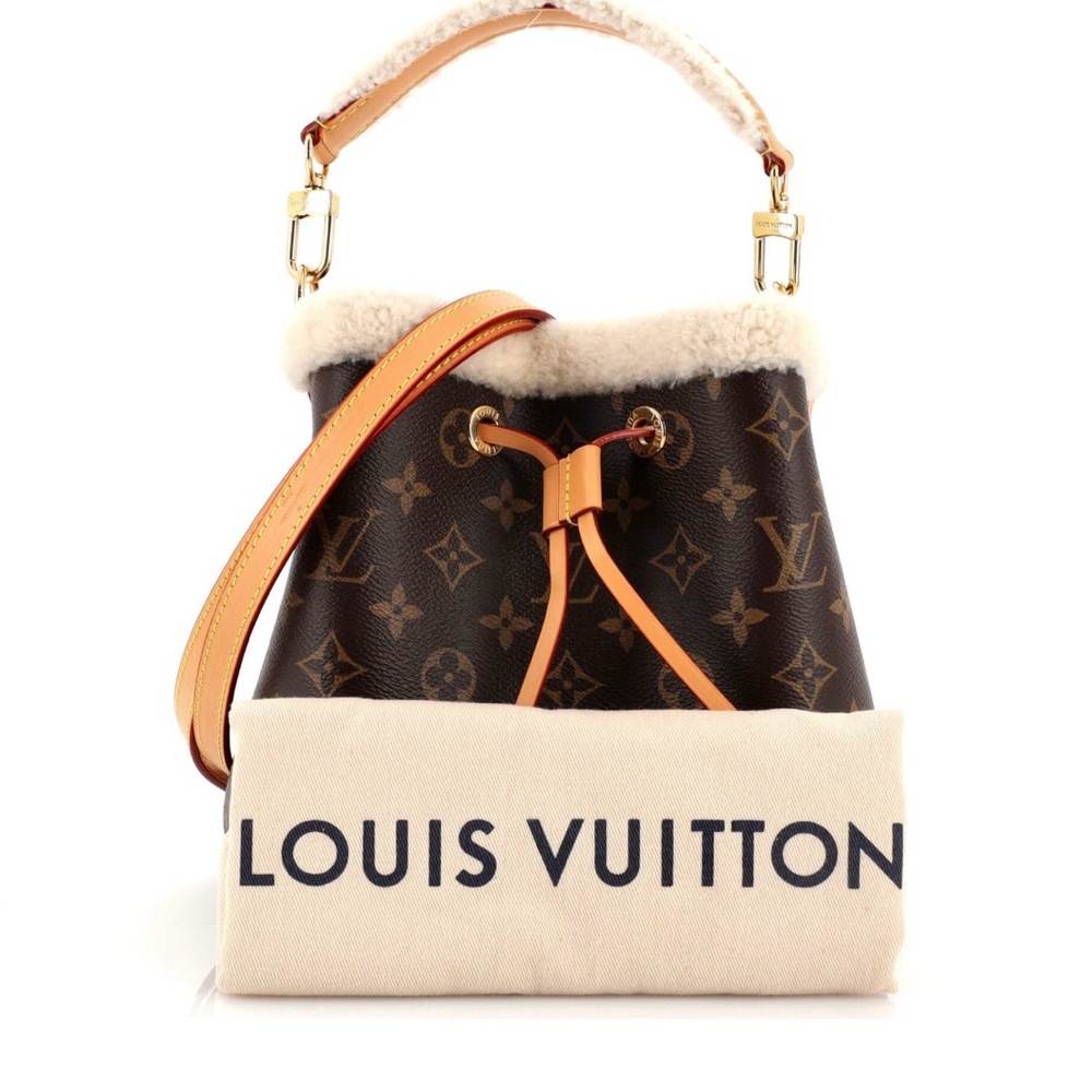 Louis Vuitton Neonoe bb shearling monogram handbag